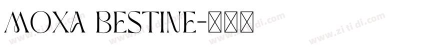 MOXA Bestine字体转换